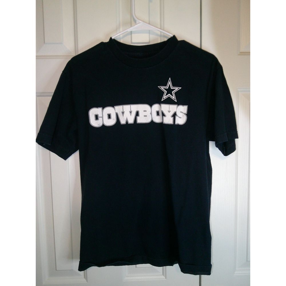 Vintage Dallas Cowboys Authentic‎ Bryant 88 NFL Football Jersey T-Shirt Blue Med